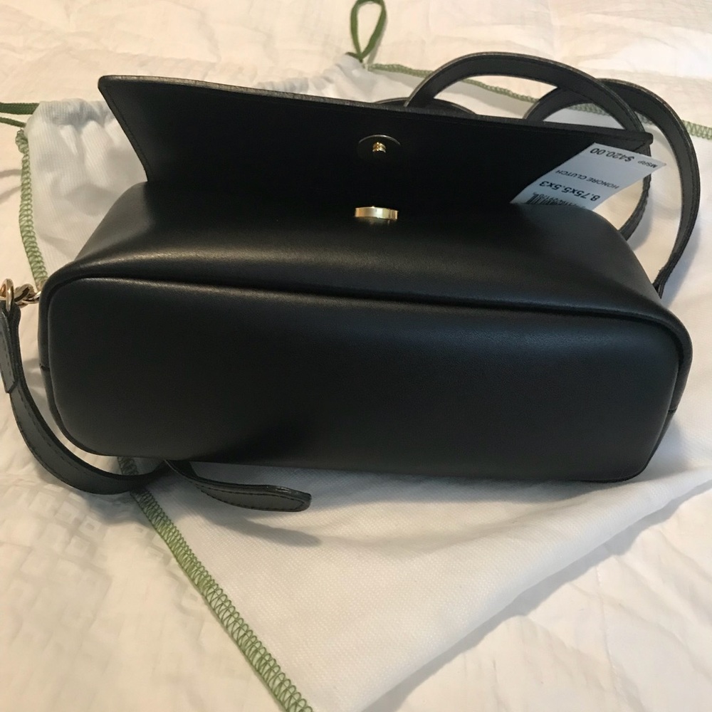 Longchamp Black Leather Crossbody Bag - Picture 5 of 7